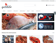 Tablet Screenshot of mariscosgontelo.com